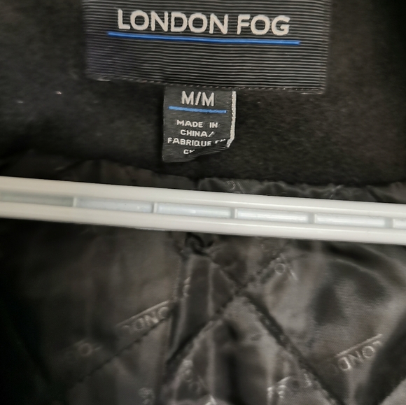 London Fog Faux Fur-Trimmed Wool-Blend Jacket - Picture 4 of 5